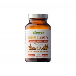 Biowen Kurkuma C3 Complex kurkumina, piperyna, imbir