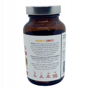 Biowen Kurkuma C3 Complex kurkumina, piperyna, imbir